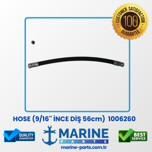 Hose (9/16” İnce Diş 56Cm) – 1006260 – (Dümen Hortumu Kısa)